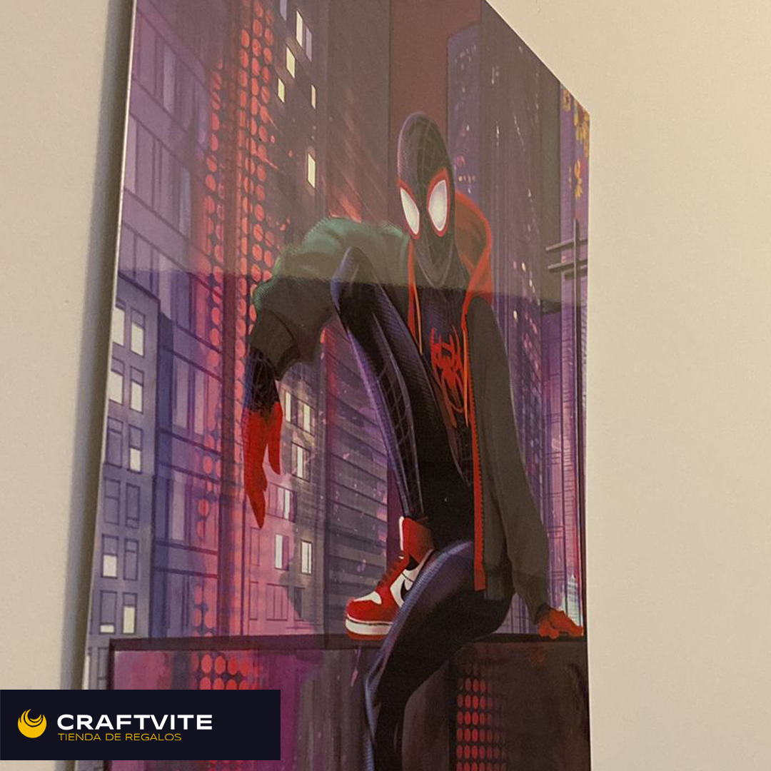 Cuadro Metálico Spider Man Miles Morales