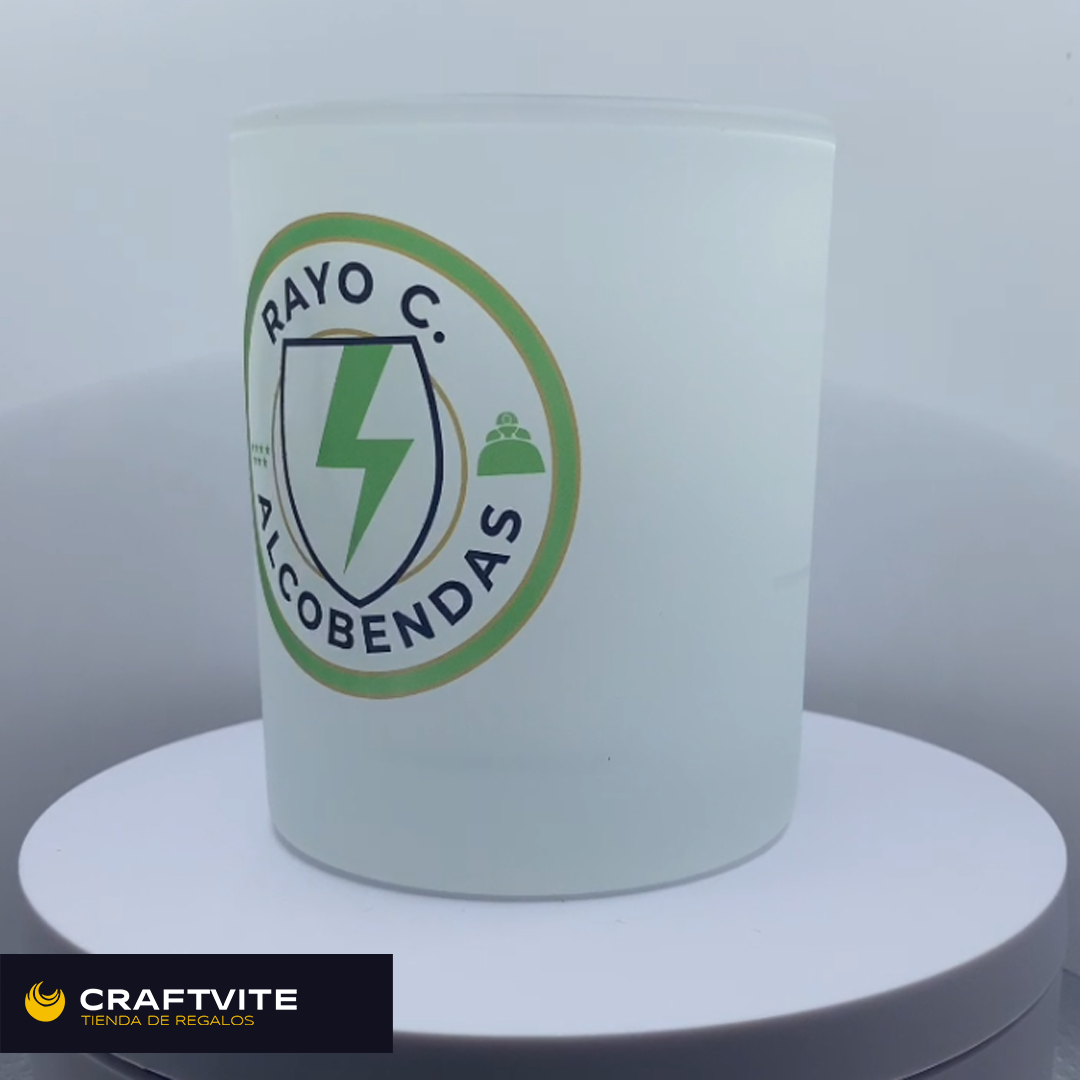 Vaso Esmerilado: Con Diseño Personalizado